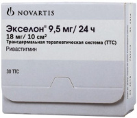 Экселон 9,5 мг / 24 часа, N30, трансдерм. терапевт. система